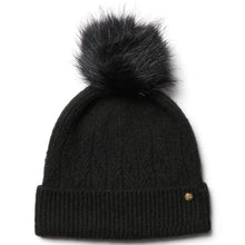 Alice Knit Beanie Hat - Black by Failsworth Accessories Failsworth   