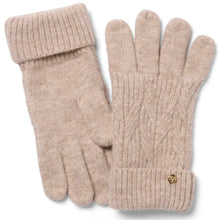 Alice Knitted Wool Gloves - Oatmeal by Failsworth Accessories Failsworth   