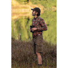 Austin Oxford Cotton Shorts - Teak by Blaser Trousers & Breeks Blaser   