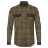 Banff Shirt - Grape Leaf/Terracotta Check by Seeland