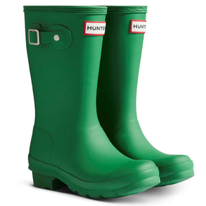 Big Kids Original Boot - Twisting Green by Hunter Footwear Hunter   