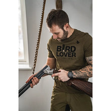 Bird Lover T-Shirt - Dark Olive Melange by Seeland Shirts Seeland   