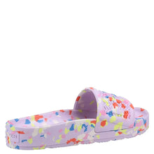 Bloom Algae Marble Lightweight Moulded Slides - Tempered Mauve by Hunter Footwear Hunter   