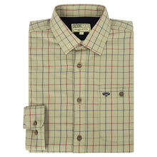 Boxwood Micro-Fleece Lined Shirt - Green Tattersall Check by Hoggs of Fife Shirts Hoggs Of Fife   