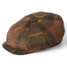 British Wool Ladies Country Newsboy Cap - Green by Failsworth Accessories Failsworth   