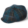 British Wool Ladies Country Newsboy Cap - Cyan by Failsworth