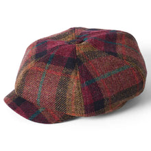 British Wool Ladies Country Newsboy Cap - Damson by Failsworth Accessories Failsworth   