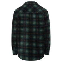 Broxburn Fleece Shacket - Navy/Green/Gold by Hoggs of Fife Jackets & Coats Hoggs of Fife   