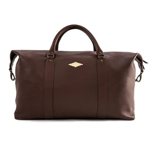 Caballero Large Travel Bag - Brown Leather w/ Cream Stitching by Pampeano Accessories Pampeano   