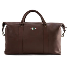 Caballero Large Travel Bag - Brown Leather w/ Multi Stitching by Pampeano Accessories Pampeano   