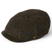 Carloway Harris Tweed Baker Boy Cap 5080 by Failsworth Accessories Failsworth   