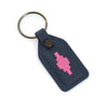 Chapa Tag Keyring - Navy/Pink by Pampeano