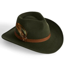 Cheltenham Wool Felt Ladies Fedora - Hunter by Failsworth Accessories Failsworth   