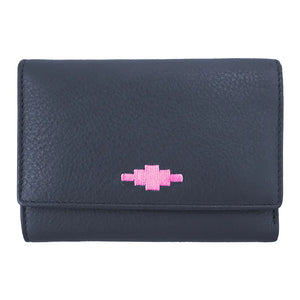 Chica Trifold Purse - Navy Leather by Pampeano Accessories Pampeano Pink  