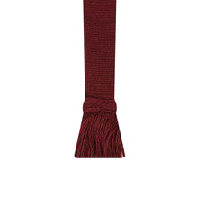 Plain Coloured Garter Ties by House of Cheviot Accessories House of Cheviot Burgundy  