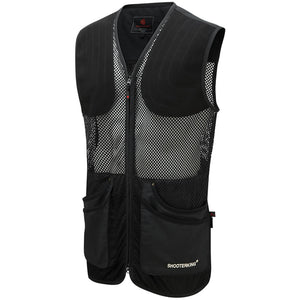 Clay Shooter Summer Vest - Black by Shooterking Waistcoats & Gilets Shooterking   