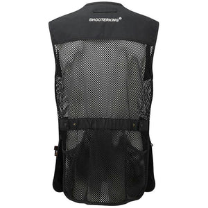 Clay Shooter Summer Vest - Black by Shooterking Waistcoats & Gilets Shooterking   