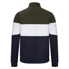 Dumfries 1888 Gents 1/4 Zip Sweatshirt - Forest/White by Hoggs of Fife Knitwear Hoggs of Fife   