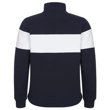 Dumfries 1888 Gents 1/4 Zip Sweatshirt - Navy/White by Hoggs of Fife Knitwear Hoggs of Fife   