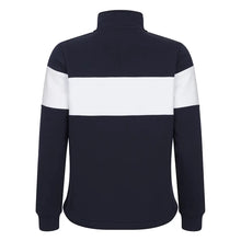 Dumfries 1888 Ladies 1/4 Zip Sweatshirt - Navy/White by Hoggs of Fife Knitwear Hoggs of Fife   