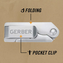 EAB Lite Folding Utility Clip Knife - Silver by Gerber Accessories Gerber   