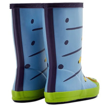 First Classic Caterpillar Character Wellington Boot - Blue Thistle by Hunter Footwear Hunter   