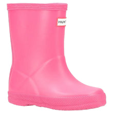 First Classic Wellington Boot - Bright Pink by Hunter Footwear Hunter   