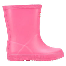 First Classic Wellington Boot - Bright Pink by Hunter Footwear Hunter   