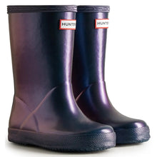 First Nebula Wellingtons - Blue by Hunter Footwear Hunter   