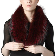 Fox Fur Collar - Red by Jayley Accessories Jayley   