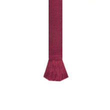 Kilt Hose Garter Ties by House of Cheviot Accessories House of Cheviot Burgundy  