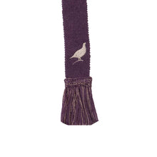 Embroidered Garter Ties by House of Cheviot Accessories House of Cheviot Grouse (Thistle)  