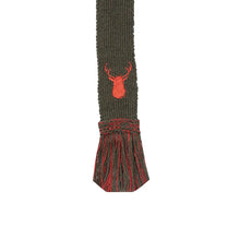 Embroidered Garter Ties by House of Cheviot Accessories House of Cheviot Stag (Spruce)  