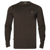 Harkila Base All Season L/S T-Shirt - Shadow Brown by Harkila