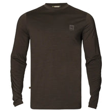 Harkila Base All Season L/S T-Shirt - Shadow Brown by Harkila Shirts Harkila   