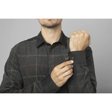 Kaldfjord Corduroy Check Shirt - Phantom by Harkila Shirts Harkila   