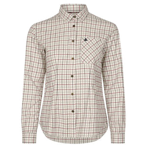 Kerry Shooting Shirt - Cabernet/Blue Check by Seeland Shirts Seeland   