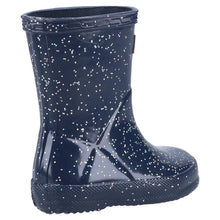 Kids First Classic Giant Glitter Rain Boots - Valtameri Blue by Hunter Footwear Hunter   