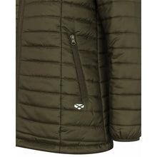 Kingston Ladies Hooded Jacket - Olive/Merlot by Hoggs of Fife Jackets & Coats Hoggs of Fife   