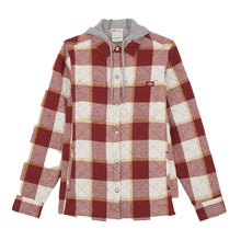 Ladies Flannel Shirt Jacket - Fired Brick by Dickies Jackets & Coats Dickies   