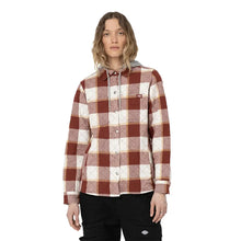 Ladies Flannel Shirt Jacket - Fired Brick by Dickies Jackets & Coats Dickies   