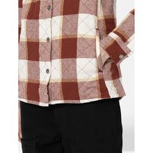 Ladies Flannel Shirt Jacket - Fired Brick by Dickies Jackets & Coats Dickies   