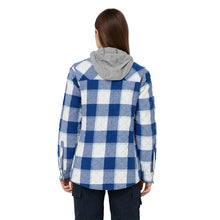 Ladies Flannel Shirt Jacket - Surf Blue by Dickies Jackets & Coats Dickies   