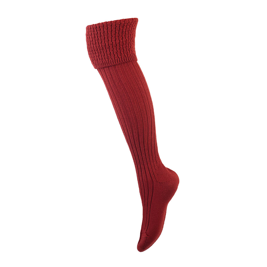 Lady Ness Sock Chestnut by House of Cheviot