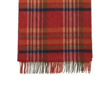 Lambswool Ladies Check Scarf - Ginger Check by Failsworth Accessories Failsworth   