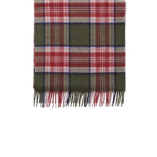 Lambswool Ladies Check Scarf - Hunter Check by Failsworth Accessories Failsworth   