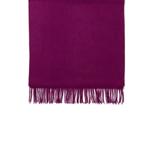 Lambswool Ladies Scarf - Magenta by Failsworth Accessories Failsworth   