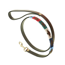 Leather Dog Collar & Lead - Multi by Pampeano Accessories Pampeano   