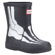 Little Kids Original First Classic Metallic Skeleton Boot - Black by Hunter Footwear Hunter   