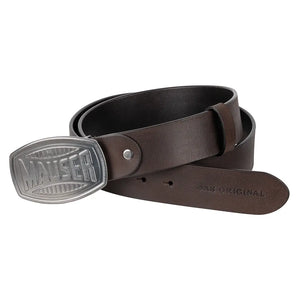 Mauser Leather Belt - Dark Brown by Mauser Accessories Mauser   